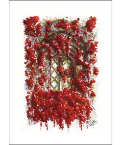 L&rsquo;automne à la fenêtre – AFFICHE A4